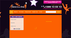 Desktop Screenshot of dancetillyoudrop.com.au