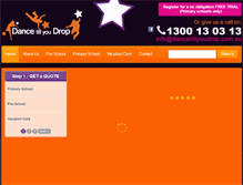 Tablet Screenshot of dancetillyoudrop.com.au